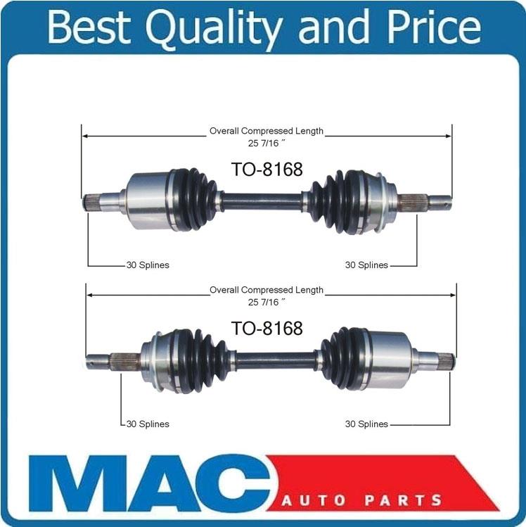 Front Left & Right CV Axles Shafts Fits 2007-2014 FJ Cruiser & 05-22 Tacoma