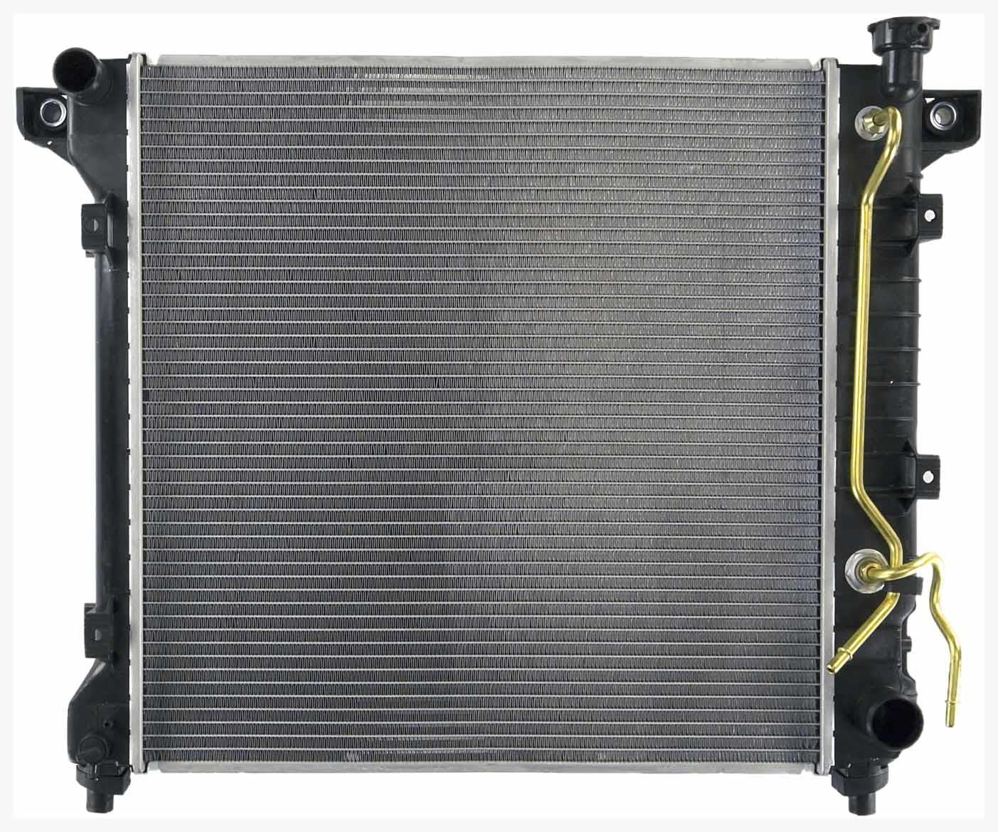 Radiador 1905 100% probado 97-99 Dakota sin collar de transmisión auxiliar