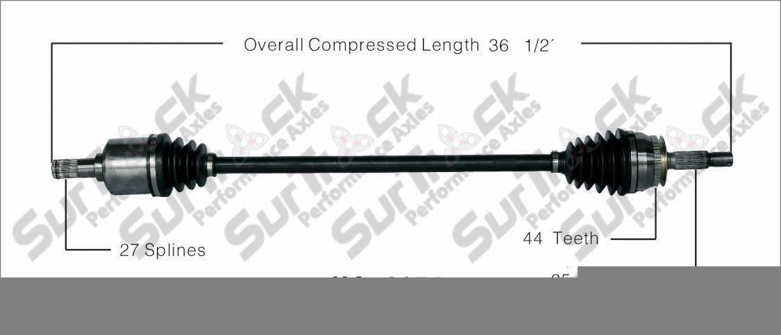 Eje CV: nuevo F/R SurTrack KA-8051 con control de llamada interno de 27 estrías