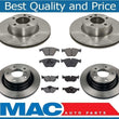 100% New Front Rear Brake Rotors Brake Pads for Bmw 328i 07-12 328i Xdrive 09-12