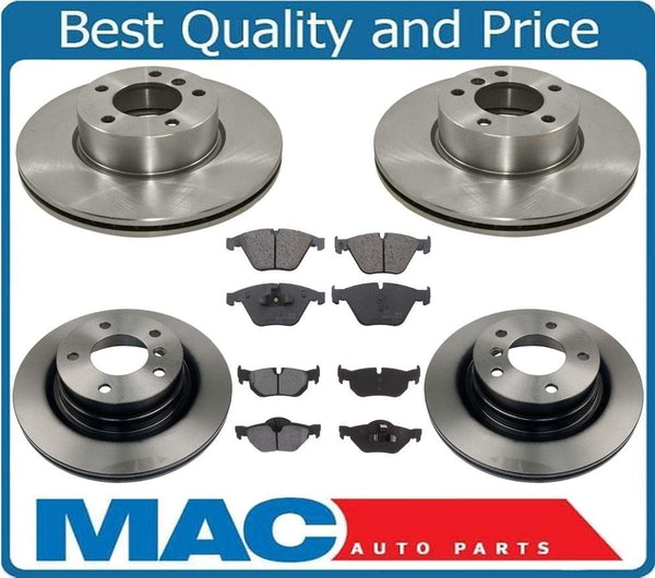 100% New Front Rear Brake Rotors Brake Pads for Bmw 328i 07-12 328i Xdrive 09-12