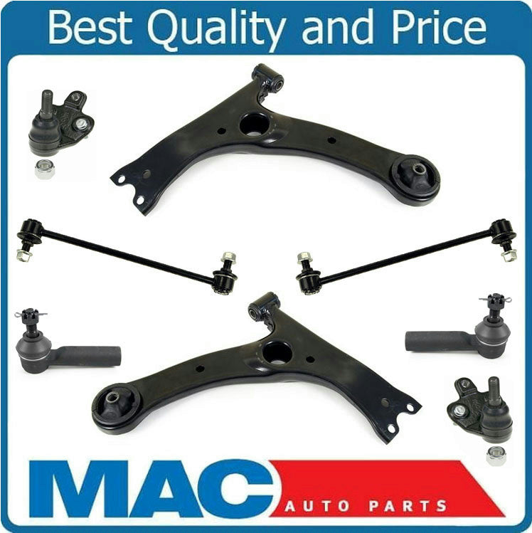 Nuevos brazos de control, barra estabilizadora, varillas de amarre, juntas esféricas para Toyota Matrix 2.4L 09-13