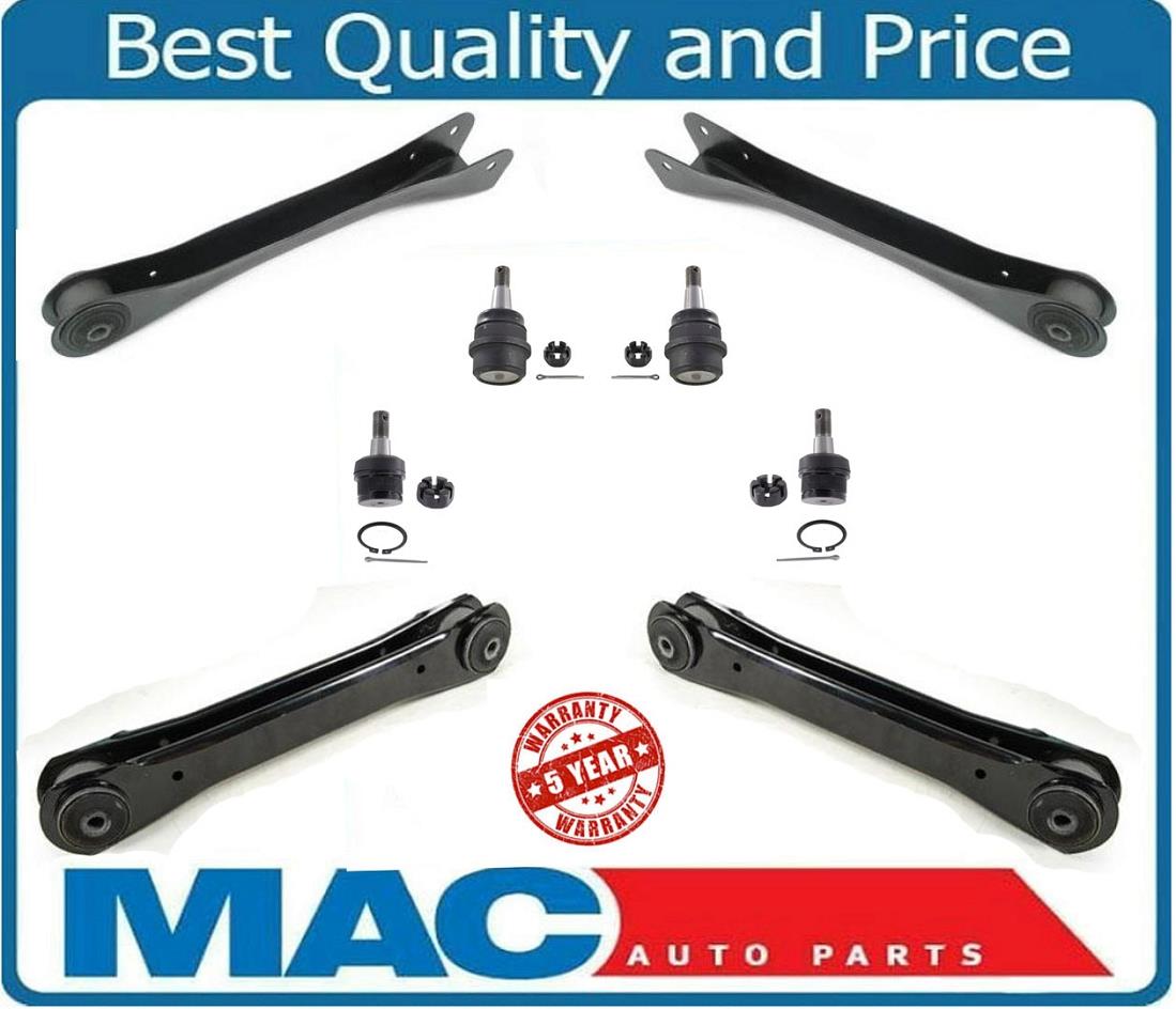 Brazos de control delanteros superiores e inferiores y rótulas de 4 piezas para Jeep Wrangler y TJ 97-06
