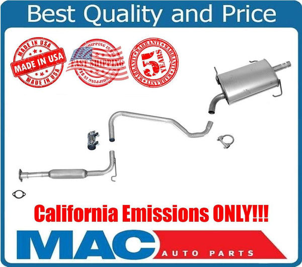 Extension Pipe with Muffler for Nissan Altima 98-2000 with California Emissions