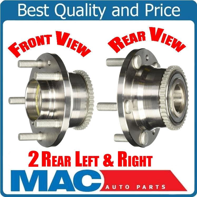 (2) 00-06 MPV Van Protege W/ R Disc REAR Axle and Hub Assembly REAR