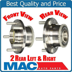(2) 100% nuevo 00-06 MPV Van Protege con eje trasero de disco R y conjunto de buje trasero
