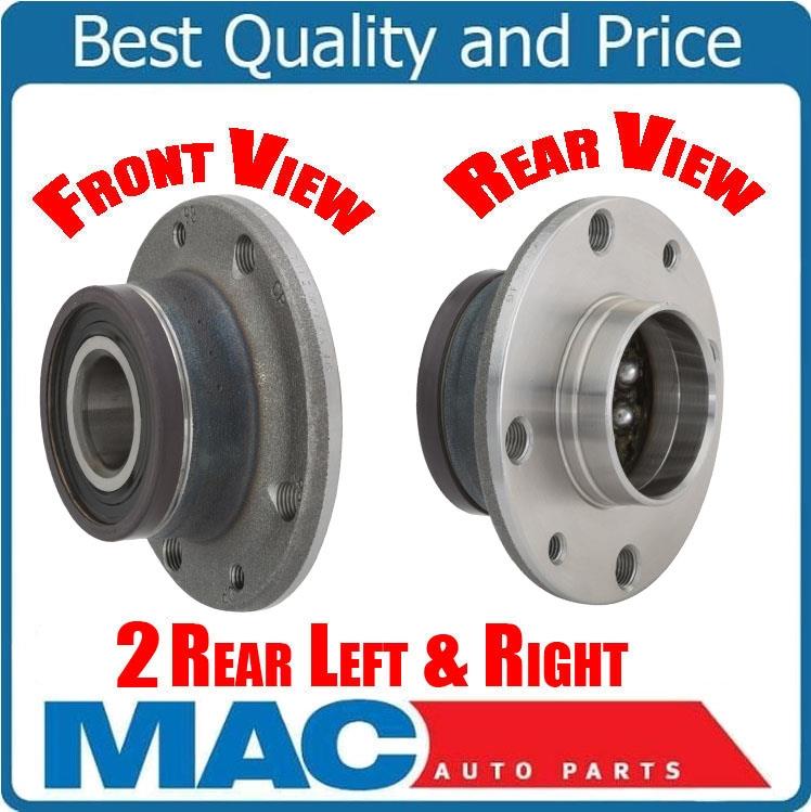 (2) Nuevo conjunto de buje y cojinete de rueda trasero WH930540 para Fiat 500 trasero 12-16