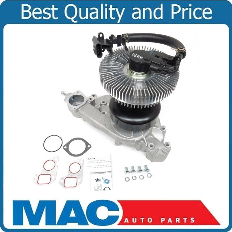 For 03-06 Chevrolet Trailblazer EXT 5.3L Tested Water Pump & Fan Clutch