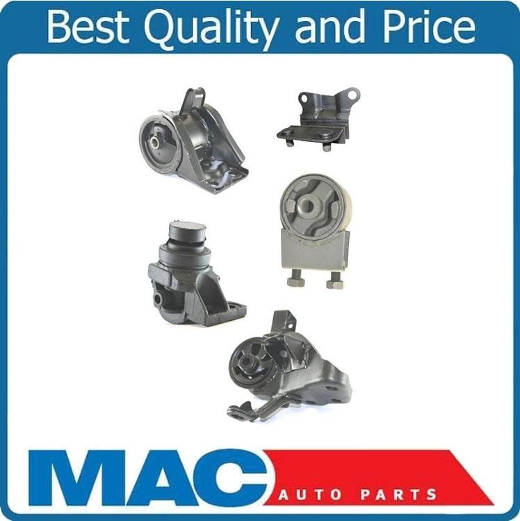 Engine and Manual Transmission Mounts 5pc Kit 1993-1997 for Mazda MX6 2.5L