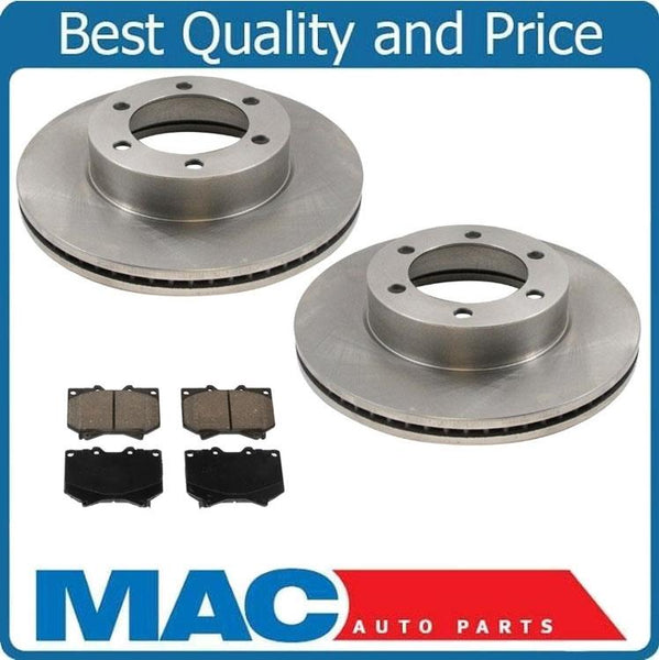 For Early 2003 Tundra Front Brake Rotors & Ceramic Pads With Caliper Code S13EW