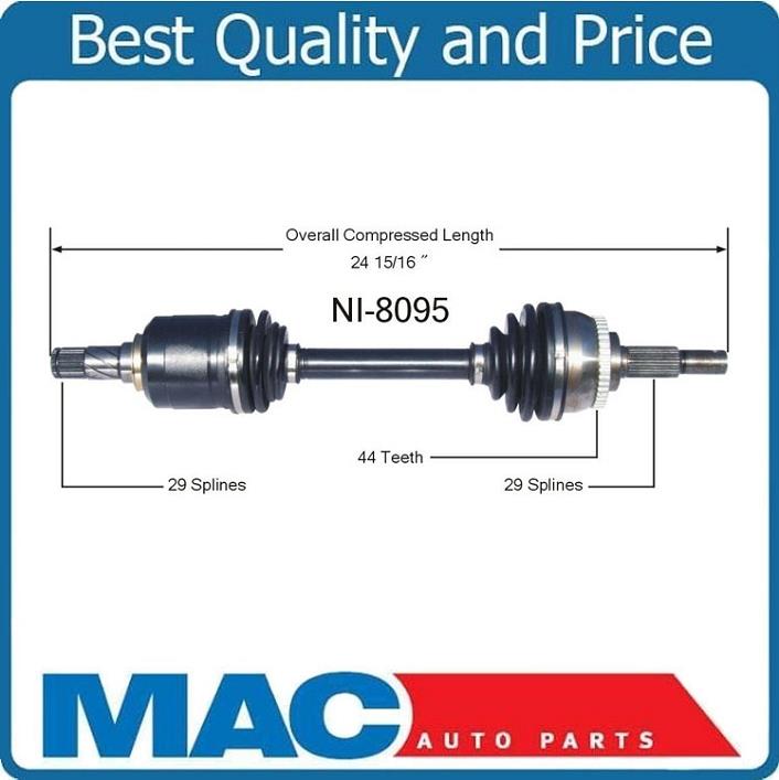 100% Brand New Complete Front Driver CV Shaft Axle for Nissan Maxima 2000-2003