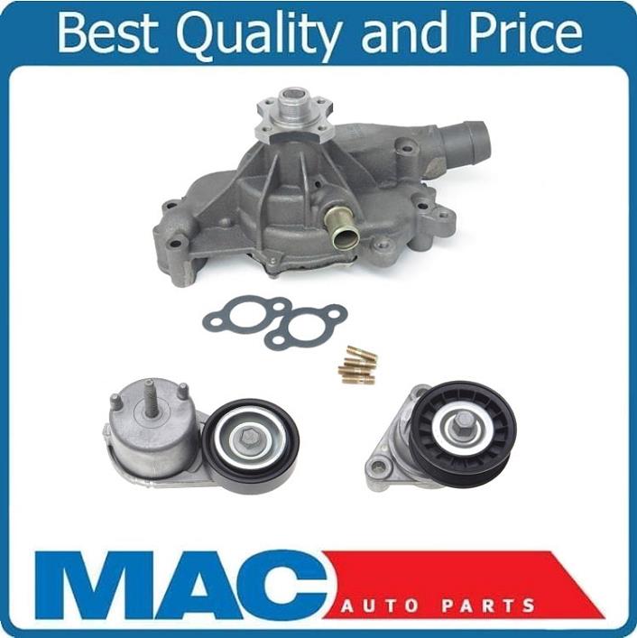 Water Pump Belt Tensioner & Pulley For 02-06 Chevrolet Avalanche 2500 8.1 V8