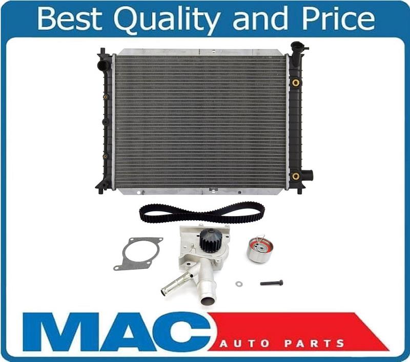 Water Pump Timing Belt Tensioner Radiator For 1997-2002 Escort 2.0L SOHC Vin (P)