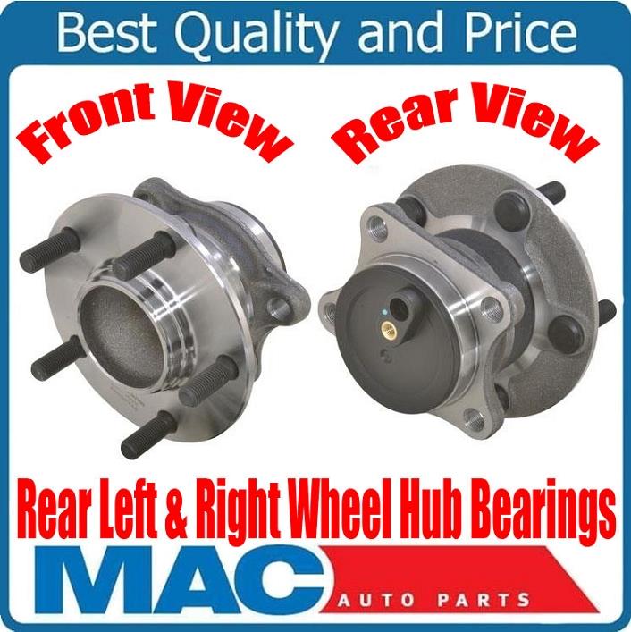 (2) Rear Wheel Bearings and Hub Assembly for Mazda 6 09-13 GS3L2615XA