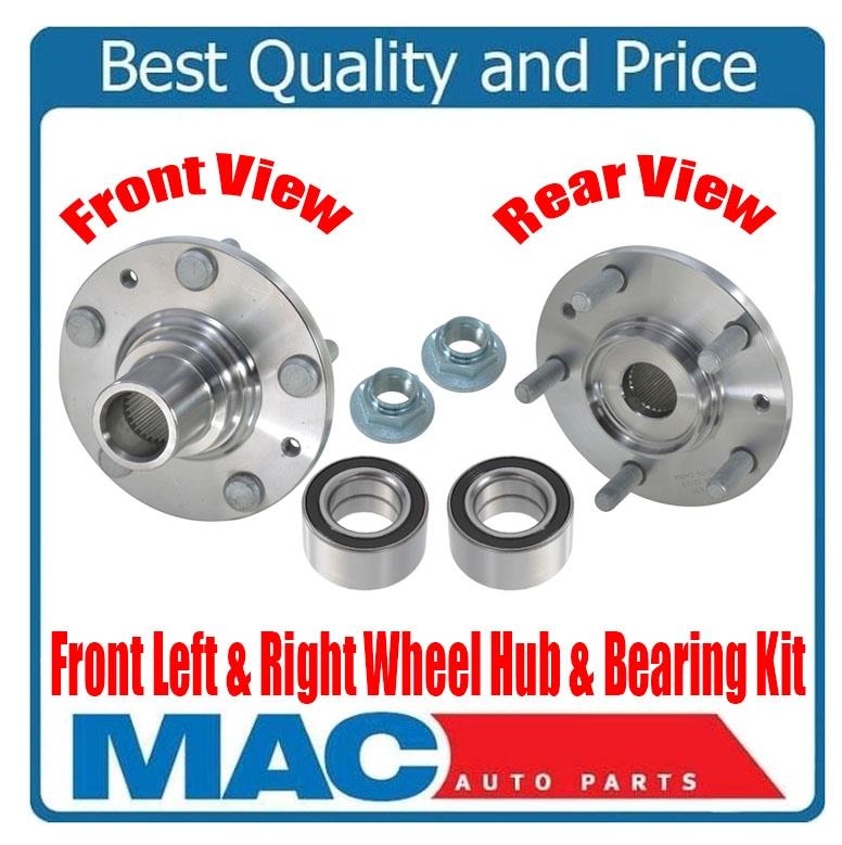 2 Front Wheel Hub & Bearing 513058 PTC 63065K for Kia Sedona 2002-2005