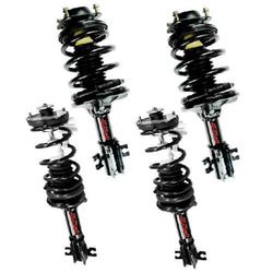 Fits 1991-1996 Ford Escort Front & Rear Complete Spring Strut and Mount Assembly