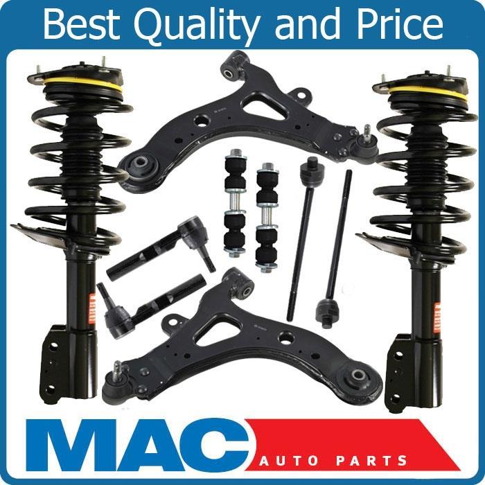COIL SPRING STRUTS CONTROL ARM BALL JOINTS TIE RODS For Pontiac 01-05 AZTEK