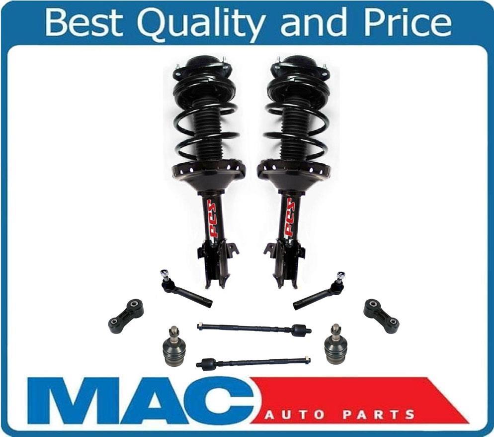 For 04-07 Impreza WRX Wagon Turbo Front Coil Spring Ball Joints Tie Rods & Links