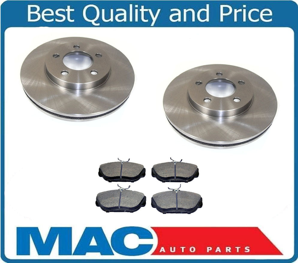 Front Brake Rotors & Ceramic Brake Pads for 1994-2000 Taurus Sable 4 Door
