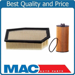 New Air Filter & Engine Oil Filter for 04-10 Ford E350 Super Duty 6.0L Diesel 2p