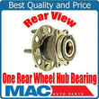 (1) REAR Wheel Bearing Hub Assembly for All Wheel Drive 07-17 Jeep Compass