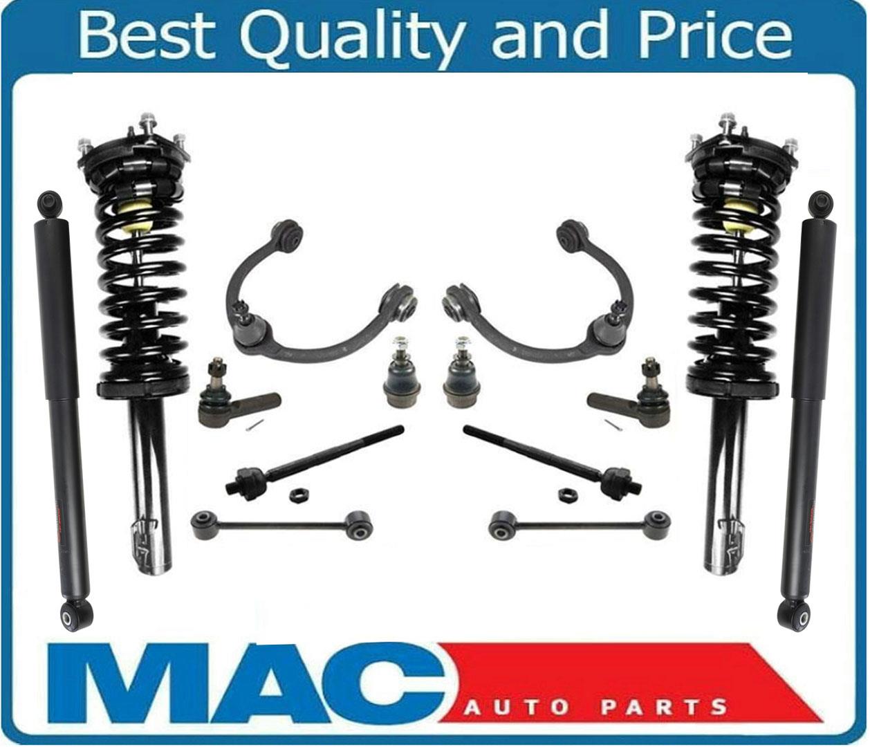 Se adapta a Jeep Grand Cherokee 05-10, kit de 14 piezas de brazos de control de amortiguadores delanteros completos