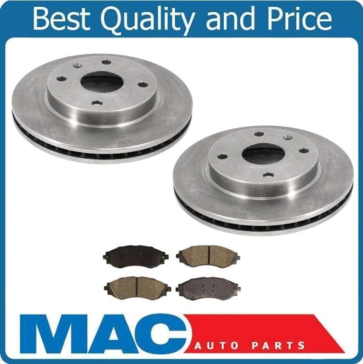 100% New Front Rotors & Ceramic Pads for Suzuki Reno 05-08 Chevrolet Optra 04-07