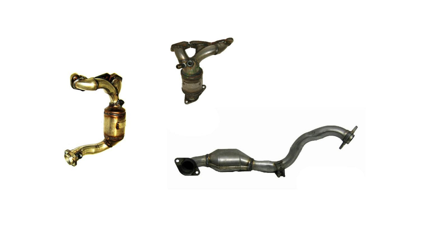 2003-2005 Mazda 6 3.0L (2) Convertidor catalítico múltiple y (1) Convertidor central