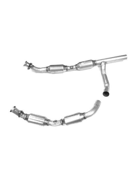 Para Ford 07 08 E150 E250 4.6L motor Y tubo con 4 convertidor catalítico fabricado en EE. UU.