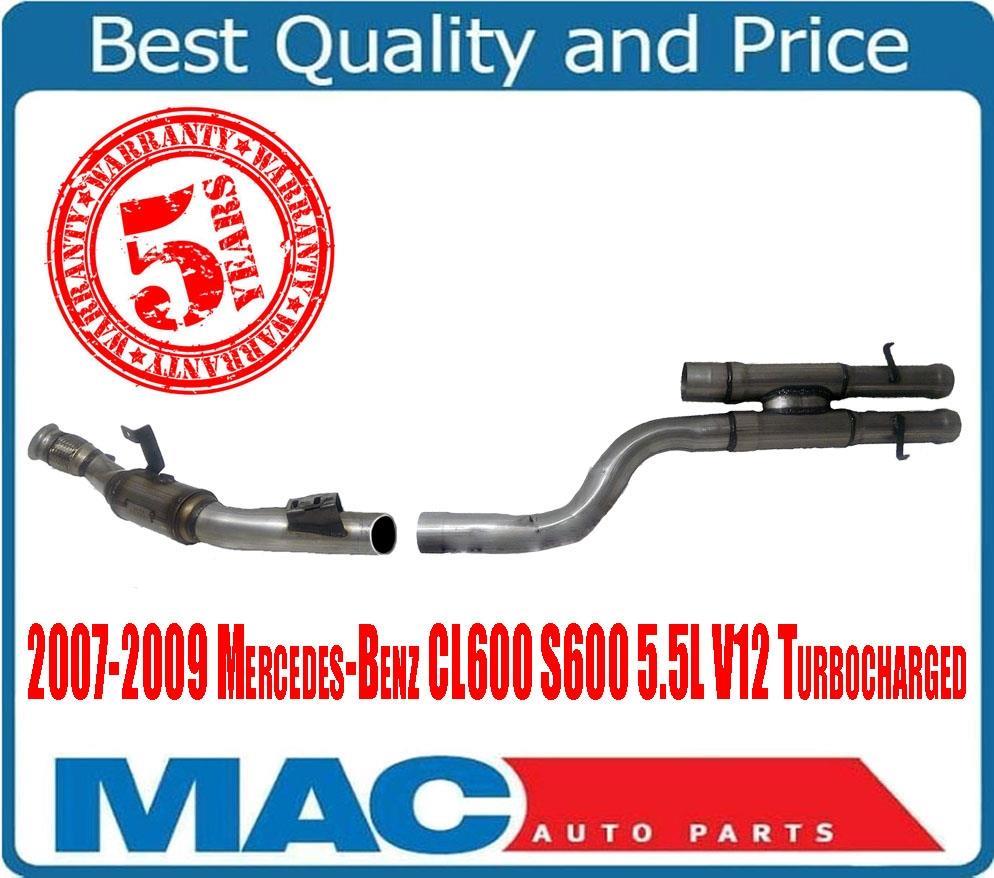 Fits For 07-09 CL600 S600 Drivers Side Eng. Pipe Main Catalytic Converter 18423