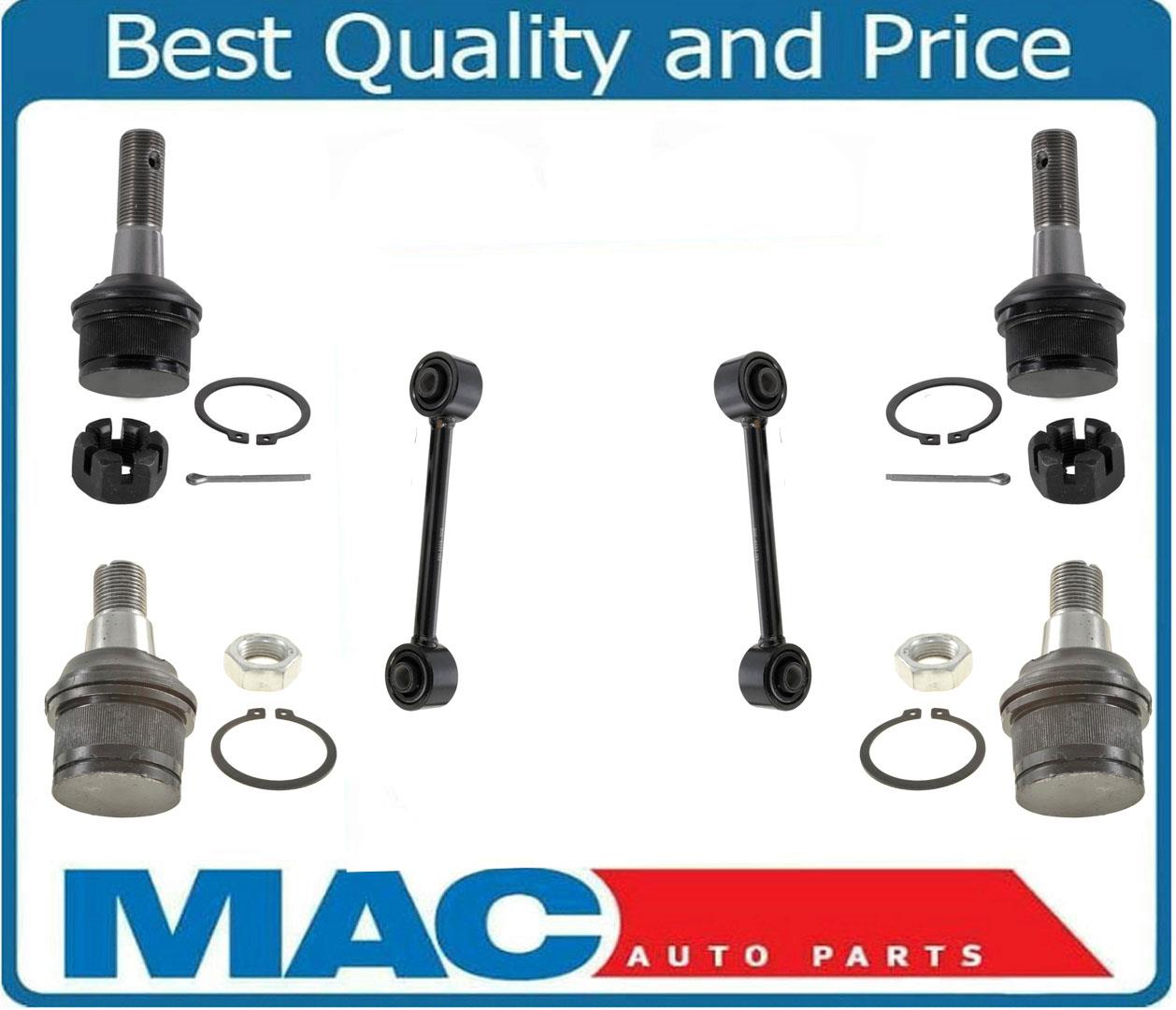 Ball Joint Sway Bar Links Fits F250 F350 Super Duty 2 Wheel Drive 6Pc Kit