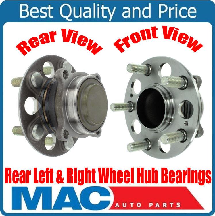 Rear Left & Right Wheel Hub Bearings Front Wheel Drive for Acura RLX 14-19