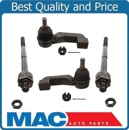 Inner Tie Rods Outer Tie Rods Boots for Jeep Liberty 2006 2007 6pc Tie Rod Kit