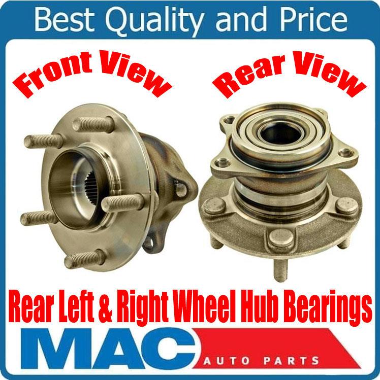 Nuevos rodamientos de cubo de rueda trasera izquierda y derecha para Mazda CX7 con tracción en todas las ruedas 07-12