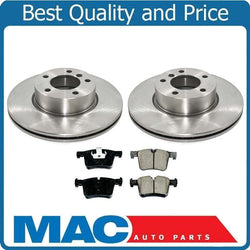 Front Disc Brake Rotors Ceramic Brake Pads for BMW 320i xDrive 2013-2018