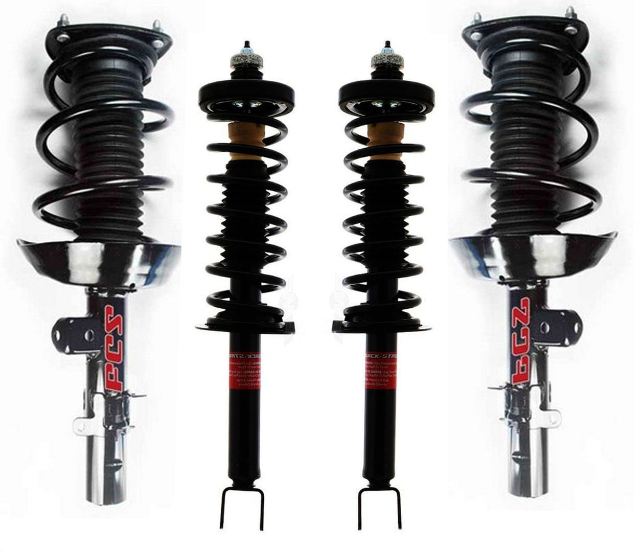 Front & Rear Complete Struts Assembly For Honda Accord LX-S EX EX-L 2.4L 13-17