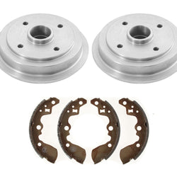 Fits 1995-1997 Geo Metro 2 Door Hatchback (2) Brake Drum Drums & Shoes