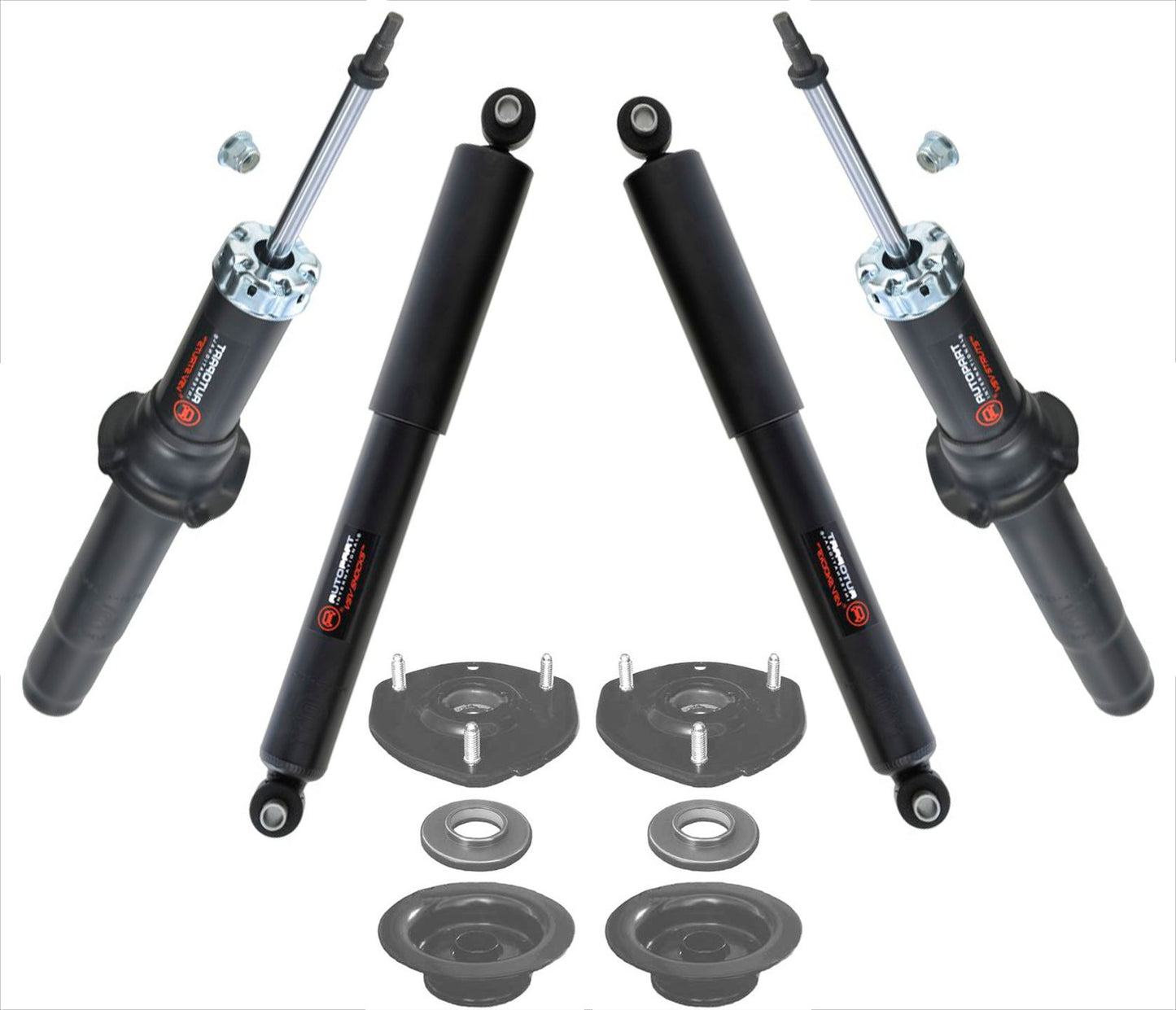 Fits For 10-12 Ford Fusion Front Struts + Shocks W Upper Strut Mounts 6pc