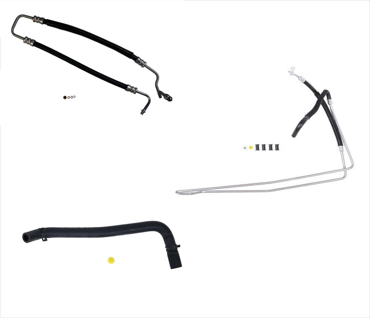 Kit de manguera de presión de dirección asistida de 3 piezas para Ford Explorer 06-10 4.6L V8