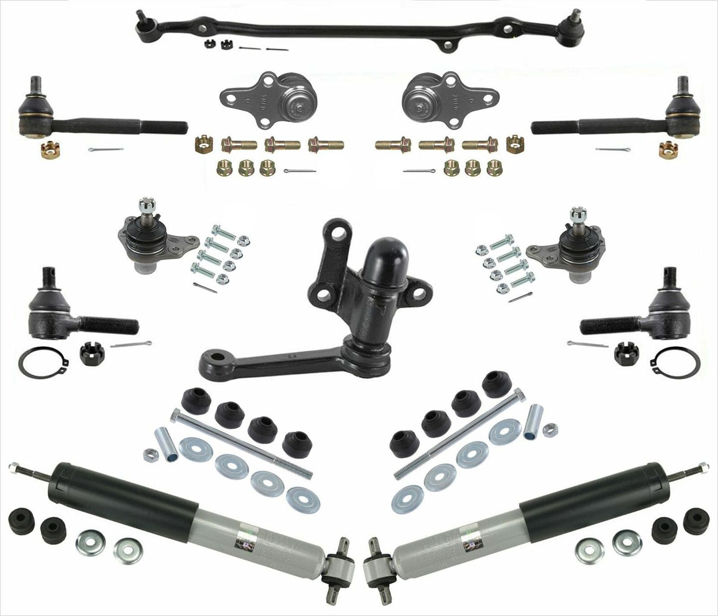 Se adapta a la base de tracción de la rueda trasera 89-94 Toyota Pick Up Tie Rod Center Lk I Arm 14p