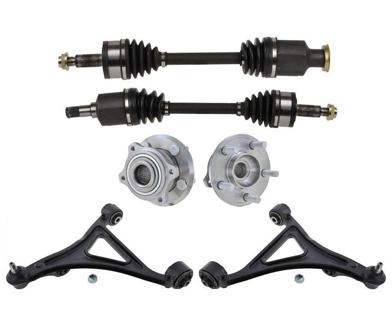 Ejes delanteros, bujes de rueda, brazos de control inferiores, tracción total para Chrysler 300 05-13