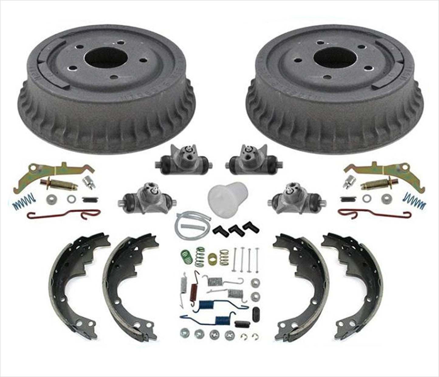 Brake Drums Brake Shoes Springs 11pc Kit For Chevrolet Camaro 1985 86 87 88 1992