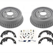 Rear Brake Drums & Brake Shoes For 1975 1977 1978 1979 1981 Chevrolet Camaro
