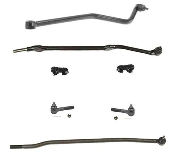 Drag Link Tie Rods Track Bar Kit For 1993-1998 Jeep Grand Cherokee V8 Engine