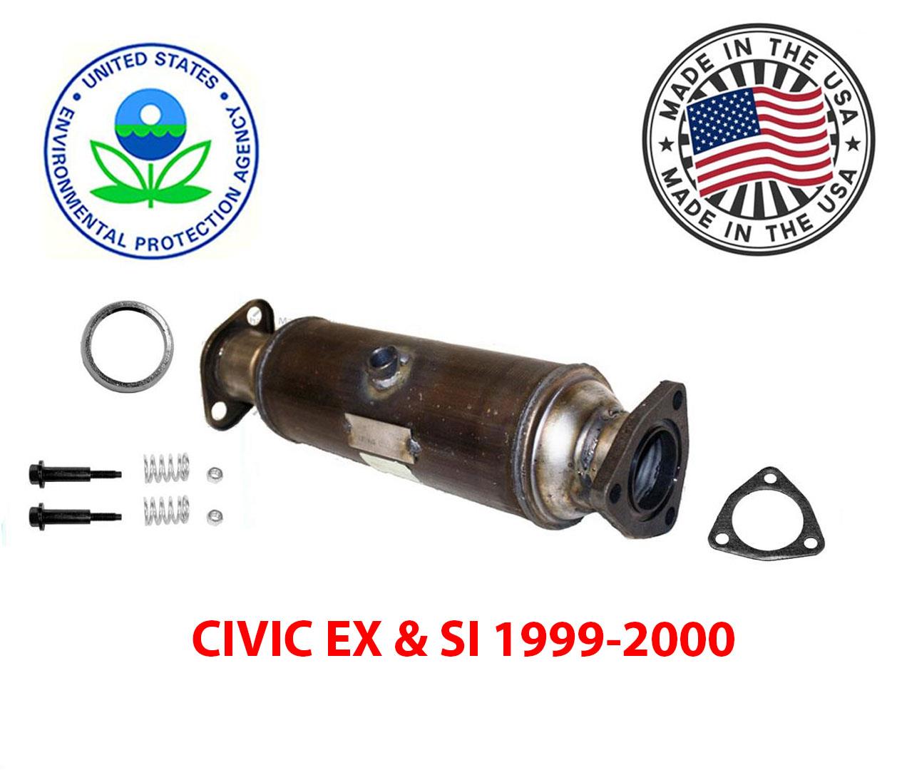 Fits Honda Civic 99-2000 EX Si 1.6L Catalytic Converter With Bolts & Gaskets