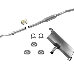 Muffler Resonator Pipe Exhaust Sy For 4 Wheel Drive 2.4L 2012 2017 Jeep Compass