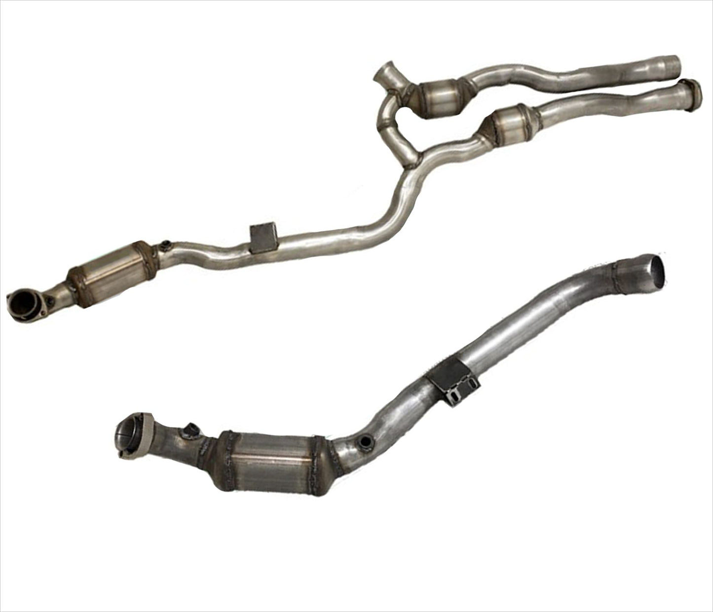 L&R Pipe Catalytic Converters For 2004 2005 2006 Mercedes Benz E55 AMG