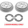 Fits 1989-1995 Suzuki Sidekick 2 Door 91-95 Geo Tracker Rear Brake Drums & Shoes