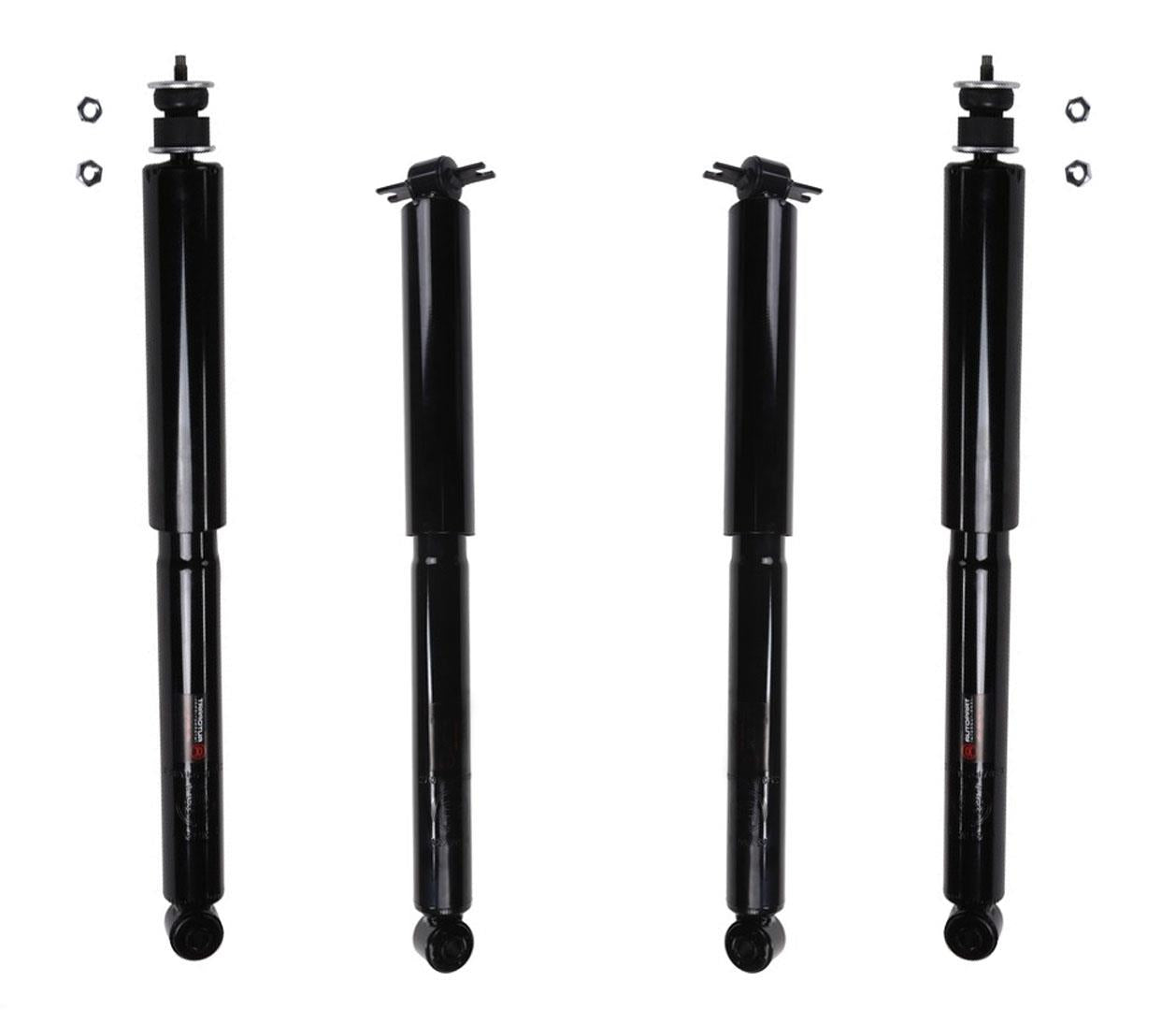 4 Pieces Front & Rear Shock Absorbers fits for Jeep Wrangler 2007-2017