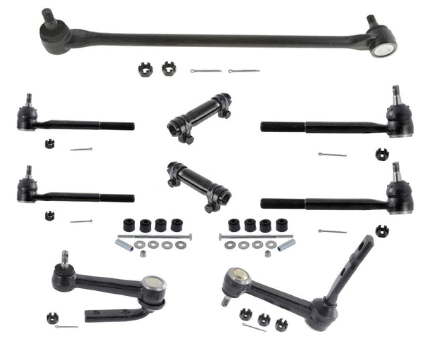11 Pcs Drag Link Tie Rods Links Idler Arms for GMC Safari Rear Wheel Drive 91-04